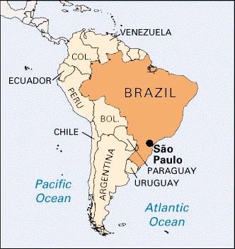 térkép san Paulo