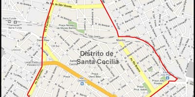 Térkép santa cecilia Sao Paulo