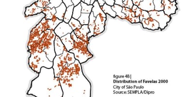 Térkép Sao Paulo favelas