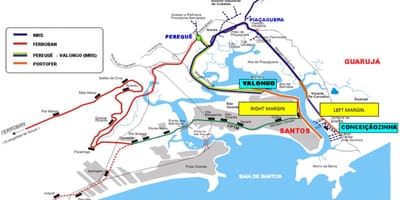 São Paulo hajó térkép