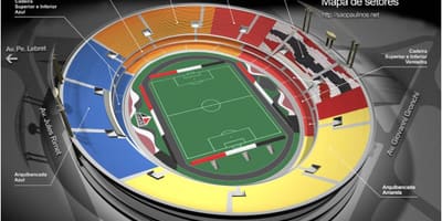 São Paulo stadion térkép